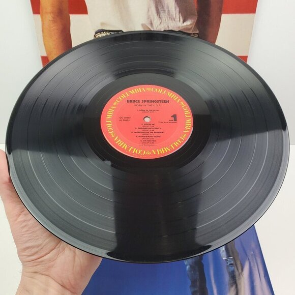 Bruce Springsteen Born in USA Vinyl Record QC 38653 Original Pressing 1984 VG - Picture 3 of 12